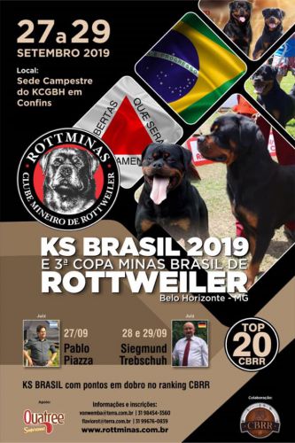 KS Brasil 2019 y 3Â° Copa Minas Brasil do Rottweiler